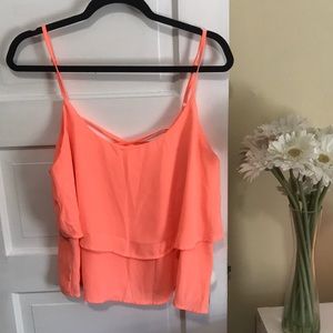 Coral tank top